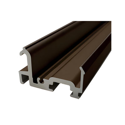 CRL-U.S. Aluminum Window Sill Insert - 24'-2", Dark Bronze/Black Anodized Class 1
