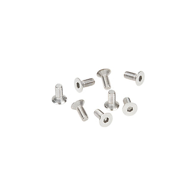CRL Satin Chrome 5 mm x 12 mm Cover Plate Flat Allen Head Screws