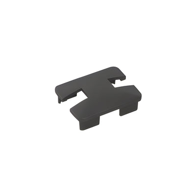 CRL Matte Black Notched Cap for 180 Degree Center Post