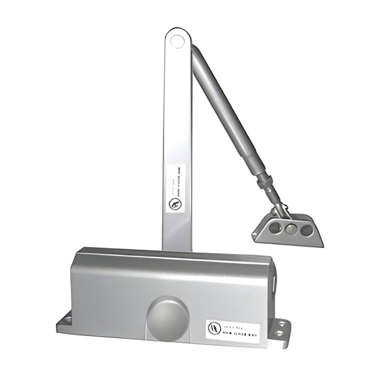 CRL Aluminum ANSI Grade 1 Surface Mount Door Closer - Light Duty