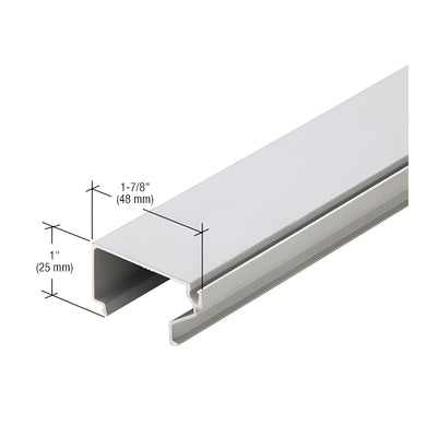 CRL-U.S. Aluminum Horizontal Glass Stop for 4-1/2" Mullions, Clear Anodized - 24'-2"