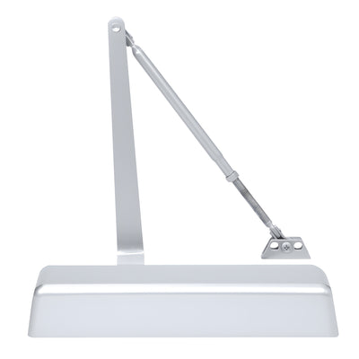 CRL Aluminum Adjustable Spring Power Size 2 to 5 Delayed Action Surface Mount Door Closer