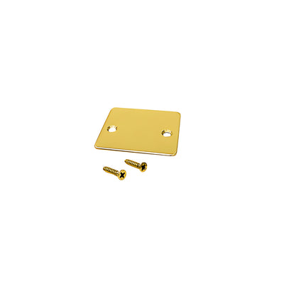 CRL Polished Brass End Cap with Screws
