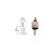 CRL Brushed Nickel Plated Short Round Floor Base Fitting for Cable Display System