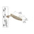 CRL Champagne 1-3/8" Multi-Point Latch Actuator