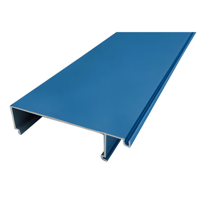 CRL-U.S. Aluminum 1" to 1/4" Glass Reducer Bead for Inside Glaze, Custom Paint- 24'-2"