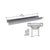 CRL Brushed Stainless Steel 36" Shelf Brackets