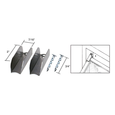 CRL Mill Jiffy Hangers with Nails - 3 Pair Per Package