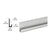 CRL Brite Anodized Aluminum 1/8" J-Channel