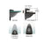 CRL Black Heavy-Duty Adjustable Shelf Bracket