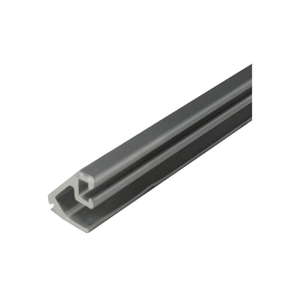 CRL-U.S. Aluminum Clear Anodized Beveled Door Glass Stop for 1/4" Glass - 24'-2"