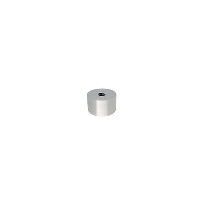 CRL 316 Brushed Stainless Clad Aluminum 2" Diameter by 1" Long Standoff Base