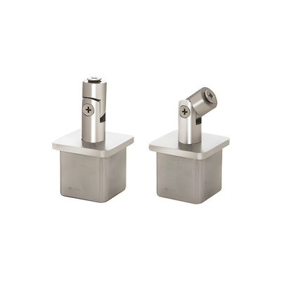 CRL 316 Polished Stainless Vertically Adjustable Post Caps for Standoff Saddles