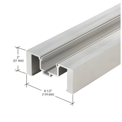 CRL-U.S. Aluminum Clear Anodized Heavy-Duty Vertical Mullion - 14'-6"