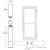 CRL-U.S. Aluminum White KYNAR® Paint Custom Single 36" x 84" Series 550 Wide Stile Butt Hinge Entrance Door
