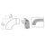 CRL Polished Stainless 90 Degree Flush Angle End 1-1/2" Tubing