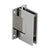 CRL Polished Nickel Geneva 037 Series Wall Mount Full Back Plate Standard Hinge