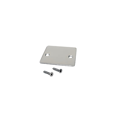 CRL Polished Stainless Steel End Cap with Screws