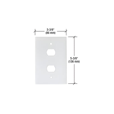 CRL Clear Double Despard Acrylic Mirror Plate