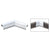 CRL 135º Corner Horizontal Internal Splice for 1.9" Cap Rail