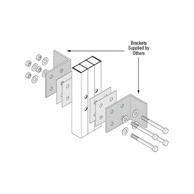 CRL-U.S. Aluminum Intermediate Mullion Anchor- 12/Pk