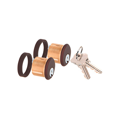 CRL Black Bronze AMR215 Series Double Keyed Cylinders