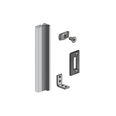 CRL Fallbrook Satin Anodized Set for Wall-to-Glass Door Frame