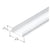 CRL-U.S. Aluminum Narrow Stile Flat Pocket Insert, White KYNAR® Paint - 21'-2"