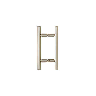 CRL Brushed Nickel 6" Ladder Style Back-to-Back Pull Handle