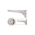 CRL Anochrome 16" KV Adjustable Heavy-Duty Steel Shelf Bracket