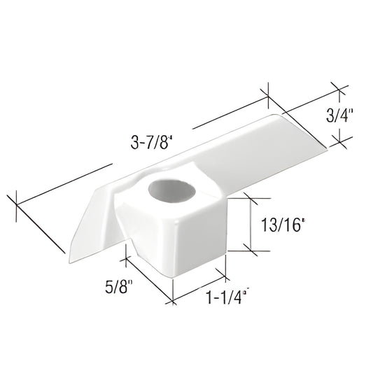 CRL White Right-Hand Replacement Operator Cover for Pella Windows