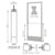 CRL-U.S. Aluminum Clear Anodized 250 Series Narrow Stile (RHR) HRSO Single 3'0 x 7'0 Offset Hung with Pivots for Surf Mount Closer Complete Door Std. Lock and 9-1/2" Bottom Rail