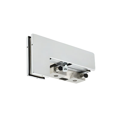 CRL Satin Anodized LH Sidelite Mount Transom Patch Fitting with PK/ESK Stop/Strike