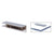 CRL Chrome Rectangular Interior Shower Shelf Clamp with Support Leg