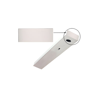 CRL Brushed Stainless End Cap for 1-3/4" x 4-1/2" DCH Header