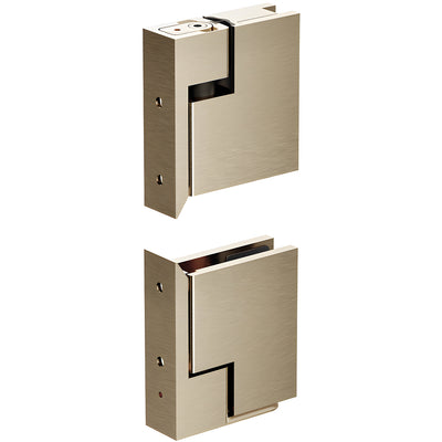 CRL Brushed Bronze Zero Hinge Set
