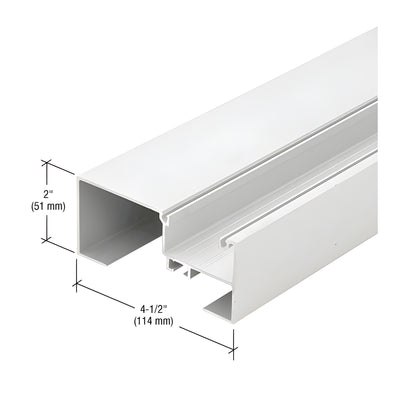 CRL-U.S. Aluminum White KYNAR® Paint Wall Jamb - 24'-2"White KYNAR® Paint