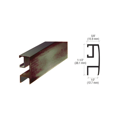 CRL Oil Rubbed Bronze Rectangular Mirror Frame Extrusion