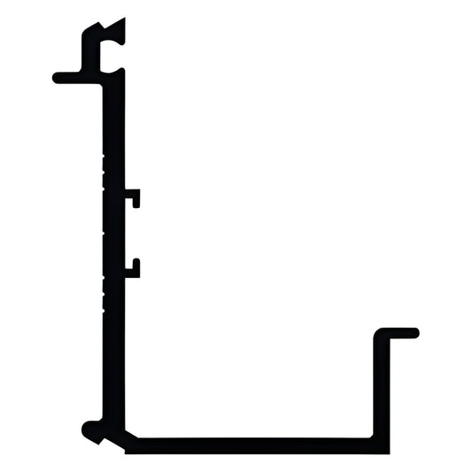 CRL-U.S. Aluminum Pressure Bar 24'2" Dark Bronze/Black Anodized Class 1