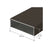 CRL-U.S. Aluminum 8" Structural Silicone Glazed Vertical Mullion, Dark Bronze/Black Anodized Class 1 - 24'-2"