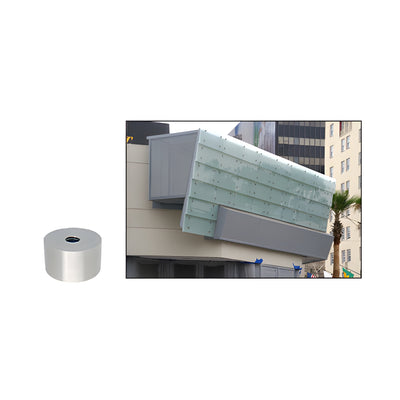 CRL 316 Brushed Stainless Standoff Base 1-1/2" Diameter by 1/2" in Length