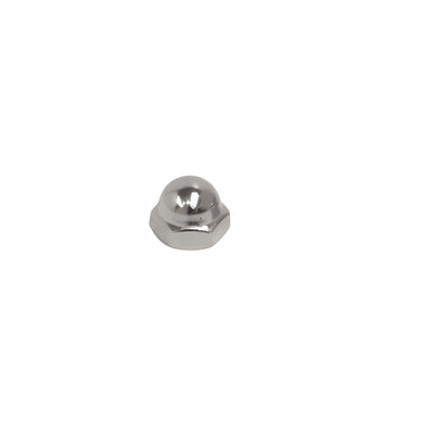 CRL Nickel Plated 5/16"-18 Acorn Cap Nut for 1-1/4" Standoffs