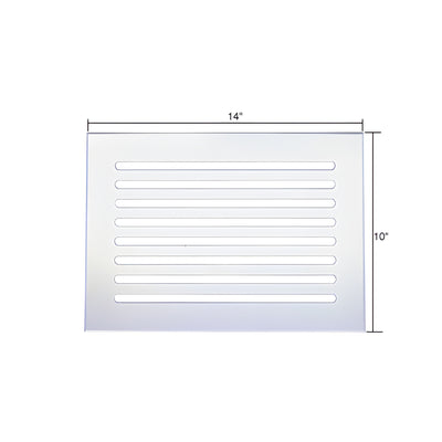 CRL Clear Flat Acrylic 14" x 10" Mirror Grille