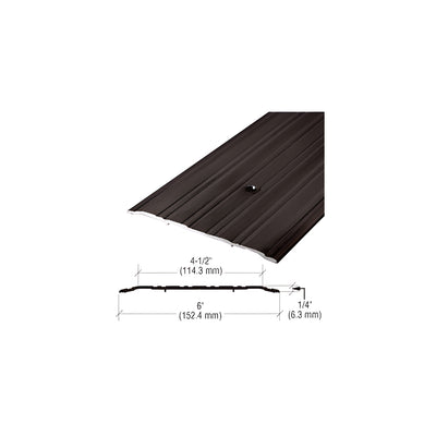 CRL 6" Bronze Commercial Saddle Threshold - 185" Length