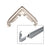 CRL 7/16" Aluminum Corner For WSFL and WSFS Series Screen Frames