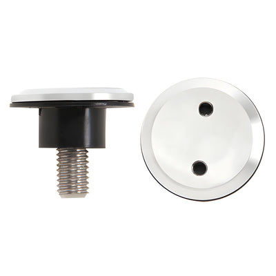 CRL 316 Polished Stainless Surface Mount Replacement Screw and Gaskets for Laguna Roller Assemblies