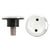 CRL 316 Polished Stainless Surface Mount Replacement Screw and Gaskets for Laguna Roller Assemblies