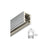 CRL-Blumcraft® Custom Painted Finish 1-1/2" Head Channel for 1/2" Glass