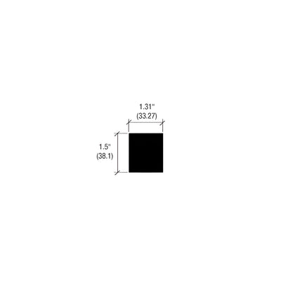 CRL-U.S. Aluminum StormWall XL Black 90º SSG Corner Cap - Pk/20