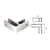 CRL Polished Stainless 90 Degree Glass Bracing Clamp